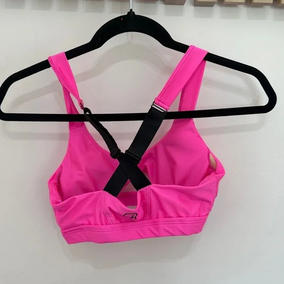 Bombshell Sportswear glow Pink Supportive Sports Bra size small - Picture 4 of 8